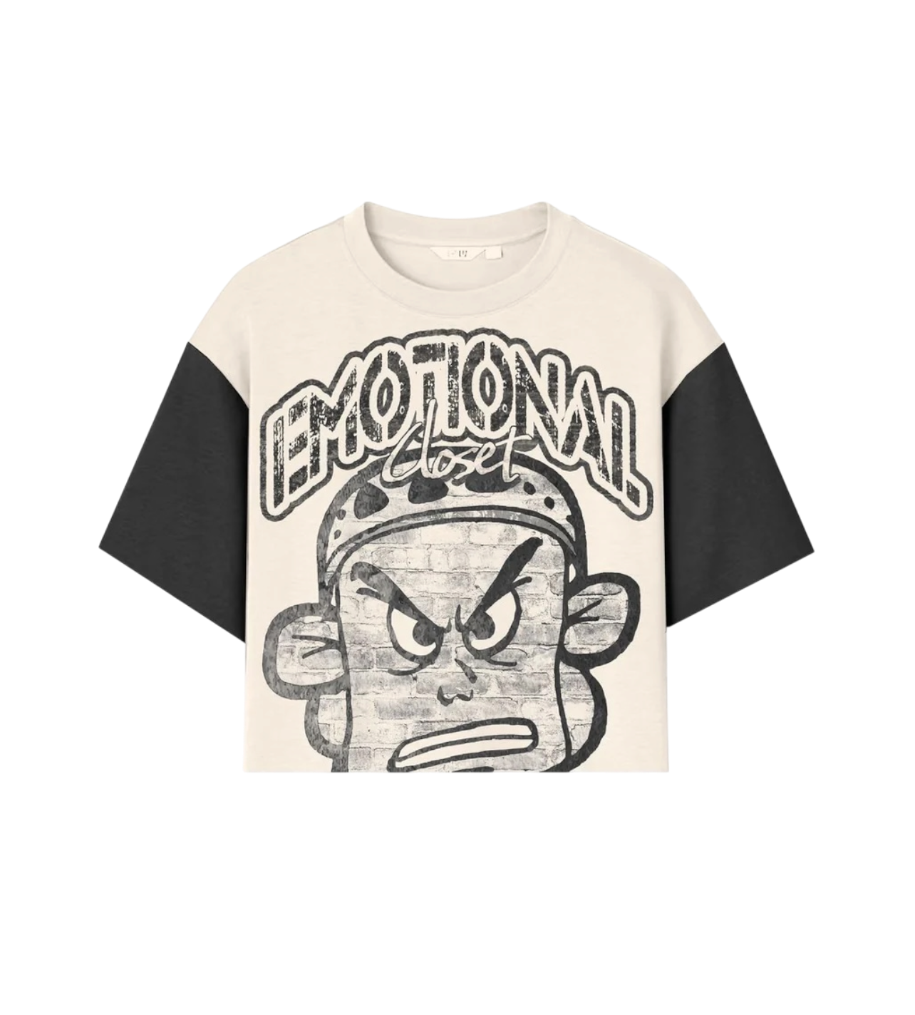 Mixed Emotions Cartoon Tee Cut & Sew