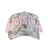 Boys Lie Rose Colored Trucker Hat