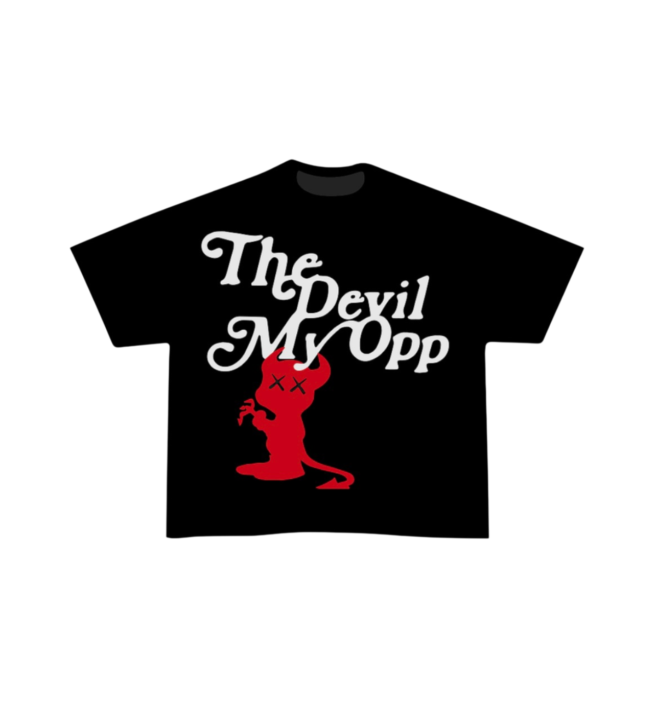 Red Letters Opp Tee