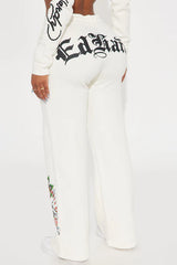 Ed Hardy Dragon Pants Cream