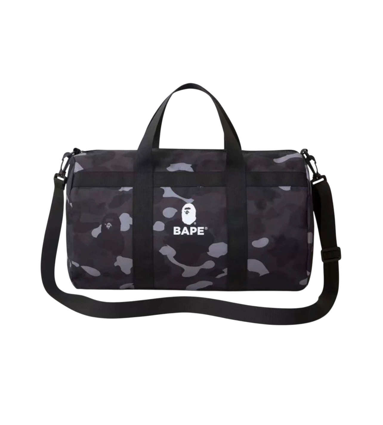 Bape Black Duffle Bag