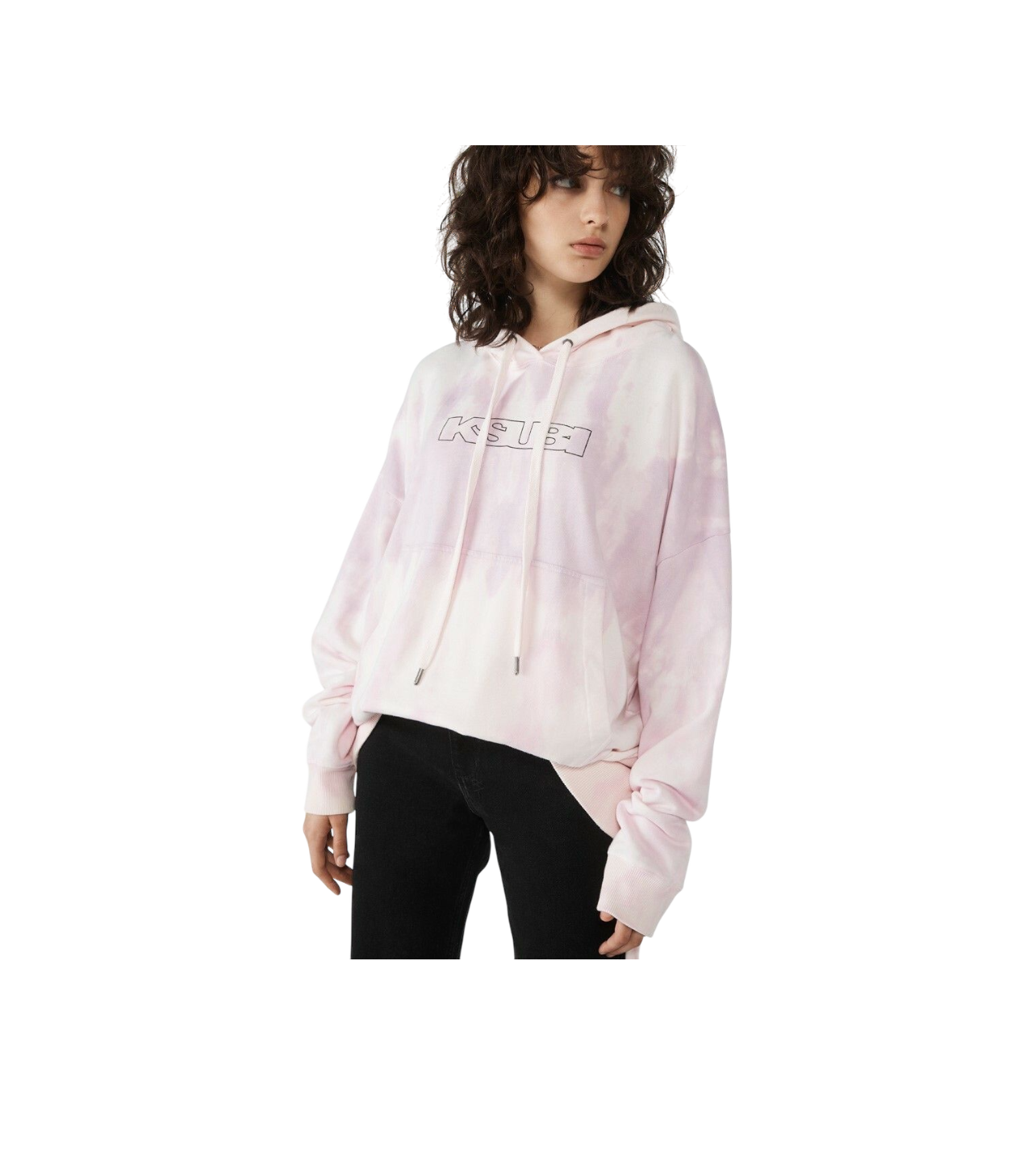 Ksubi Pink Tie Dye Hoodie
