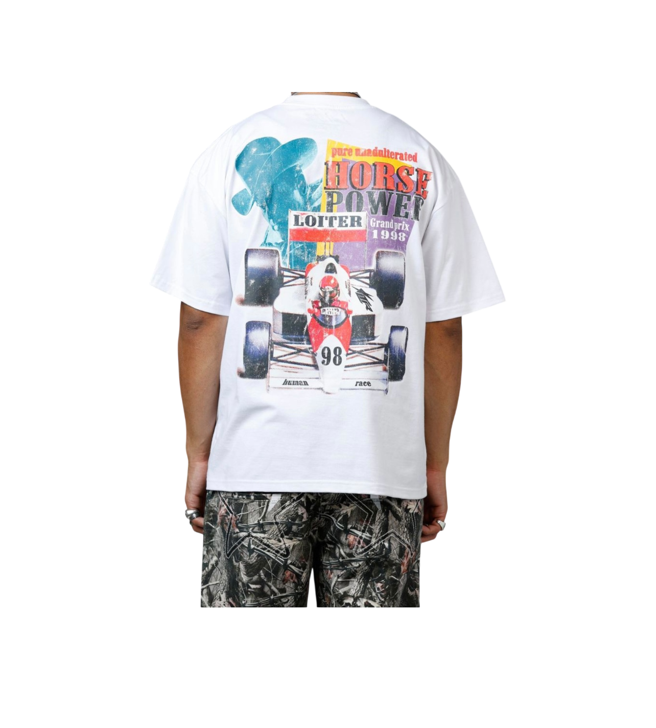 Loiter F-1 White Tee