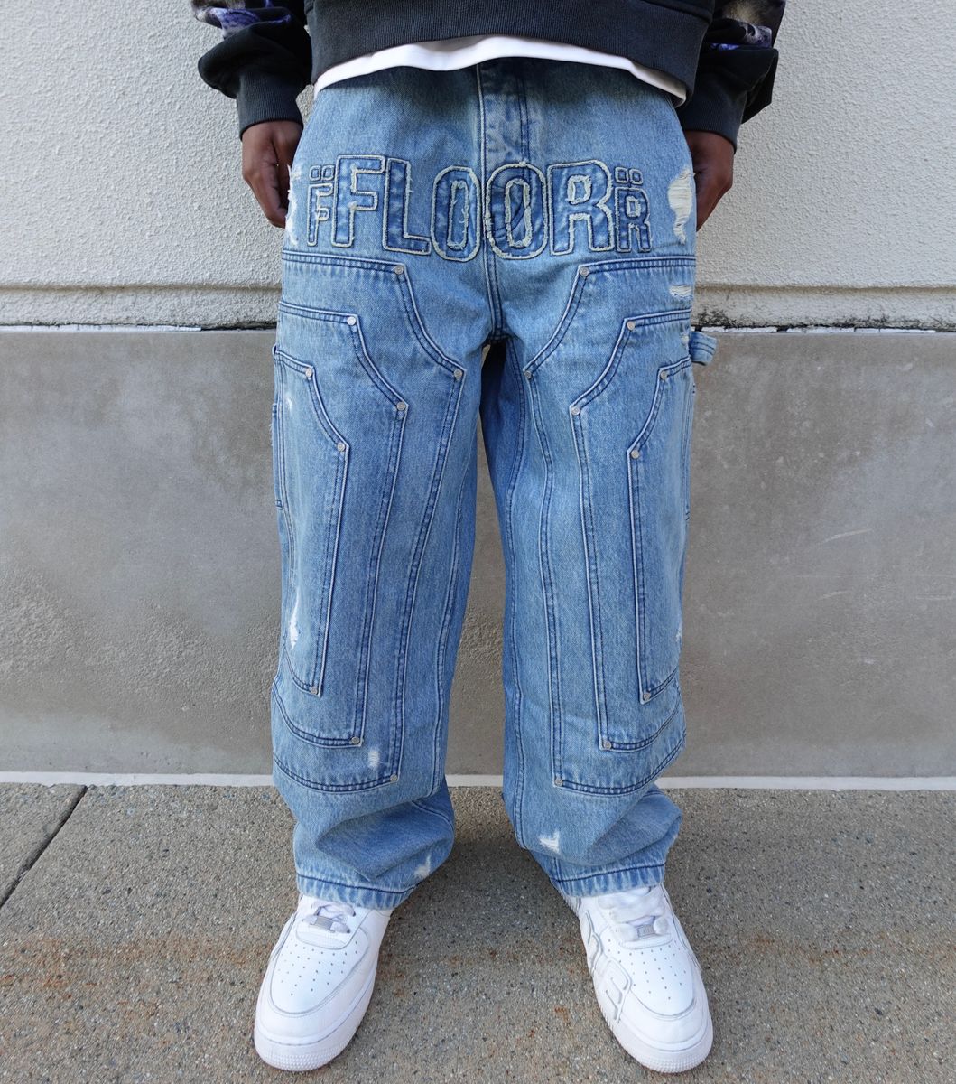 Floor 914 Triple Knee Denim Blue