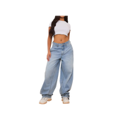 Wide Leg Baggy Denim Vibrant MIU