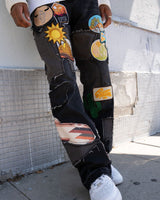 EPTM Patchwork Black Denim