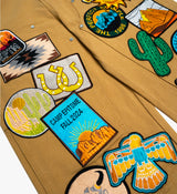 EPTM Patchwork Tan Workwear Pants