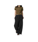 UNI Wide Leg Sweatpants Black
