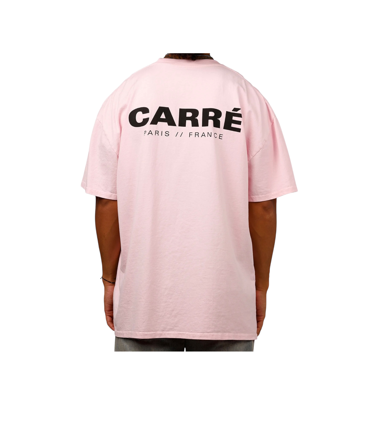 Carre Basic Logo Pink/Black Tee