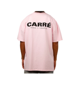 Carre Basic Logo Pink/Black Tee