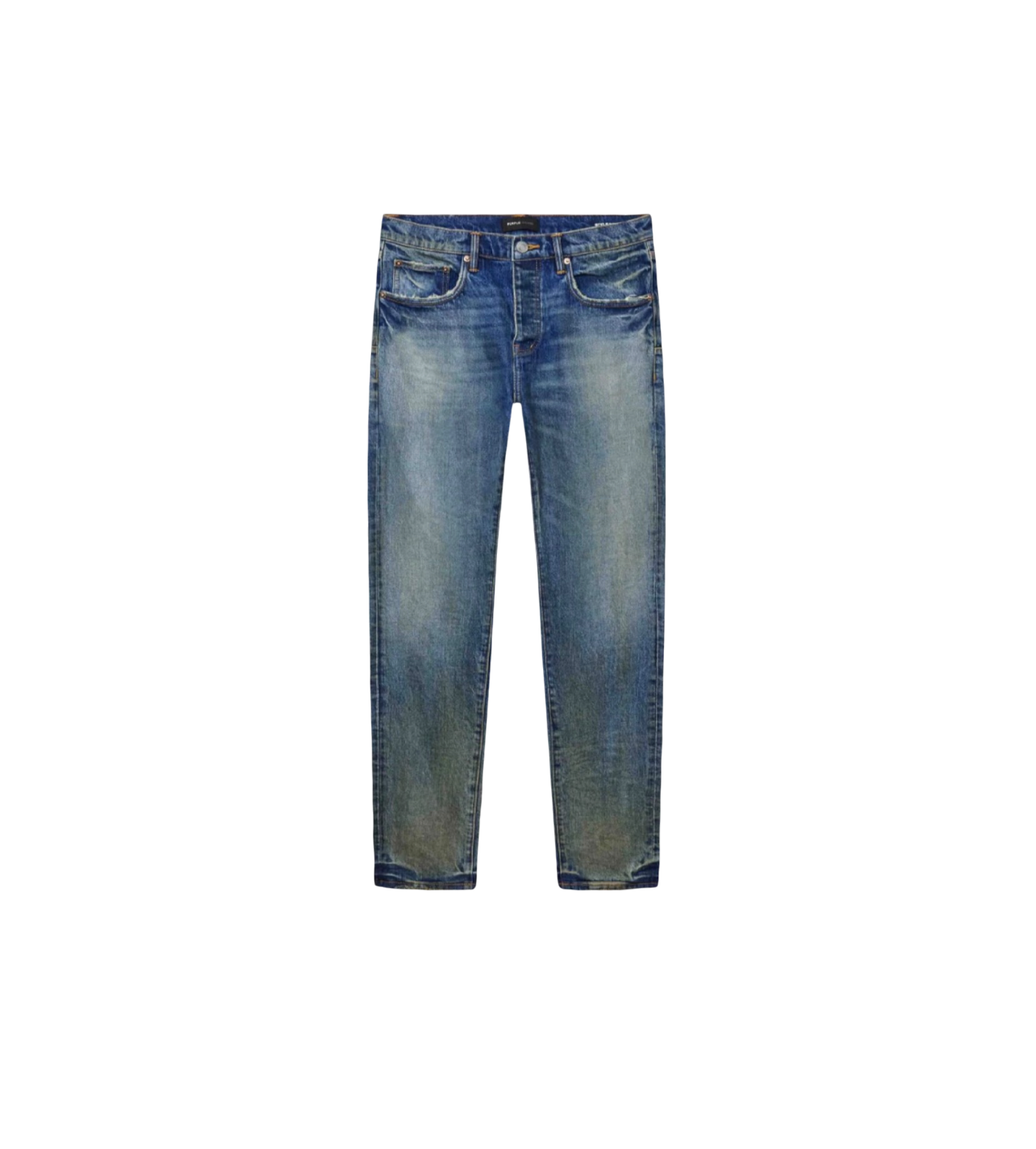Purple Brand P001 Cracked Bronze Skinny Jean Blue