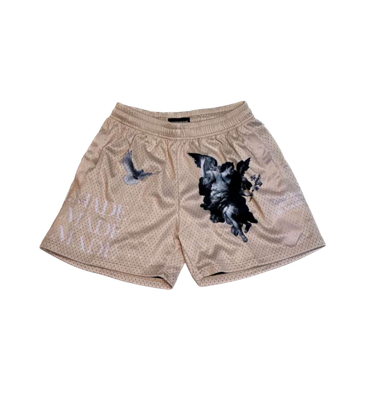 Angel Made Cream Shorts