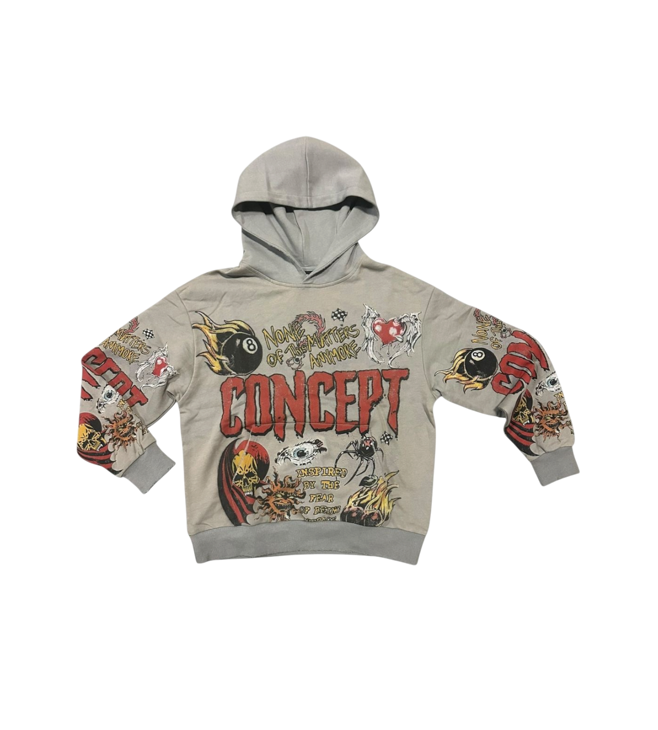 Concept “Graffiti” Hoodie Grey