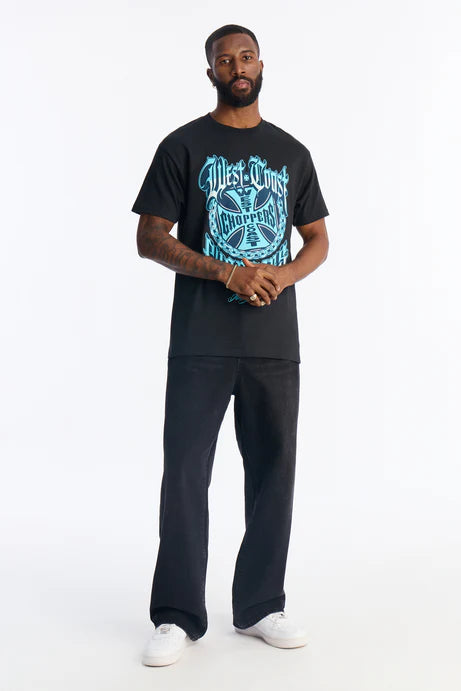 WCC Tee Blue/Black Chain