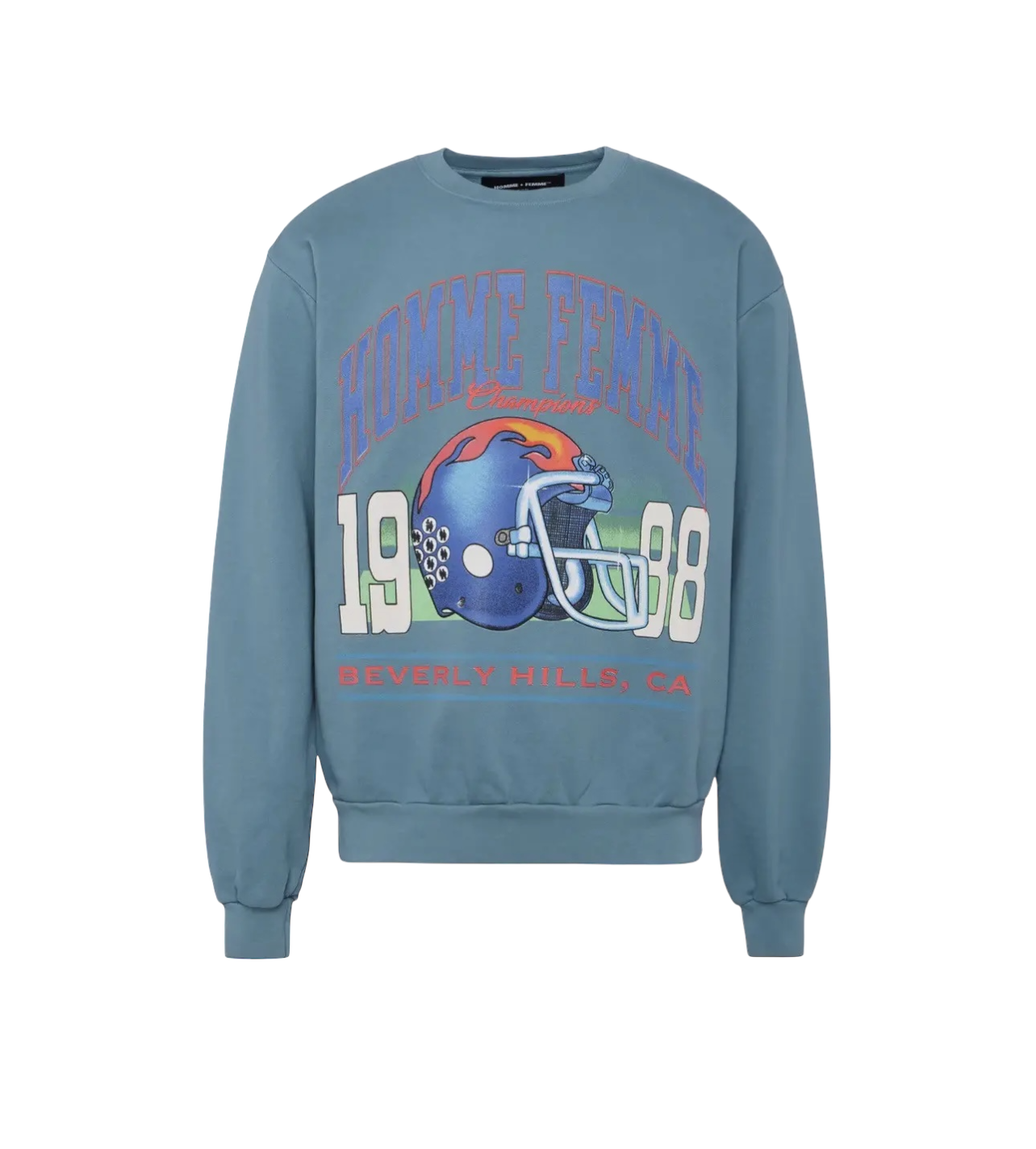 Homme Femme Football 1988 Crewneck