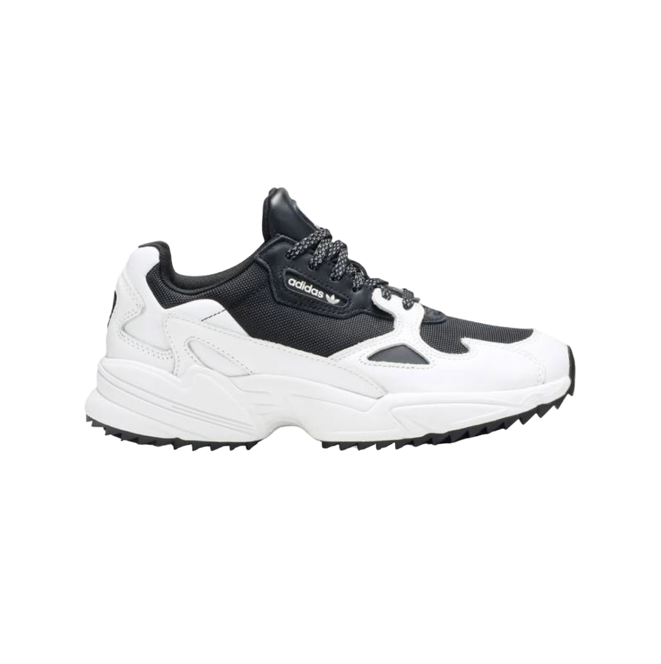 Adidas White/Black Falcon Runner