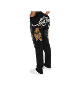Ed Hardy Black All Over Tiger Sweatpants