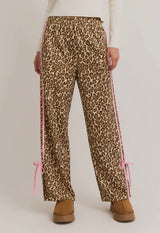 Le Lis Cheetah Bow Sweatpants