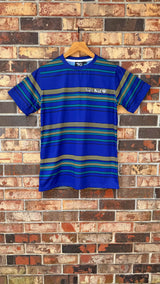 4.0 Streetwear Co Striped Tee Navy