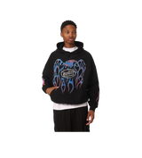 Loiter Purple Flame Hoodie