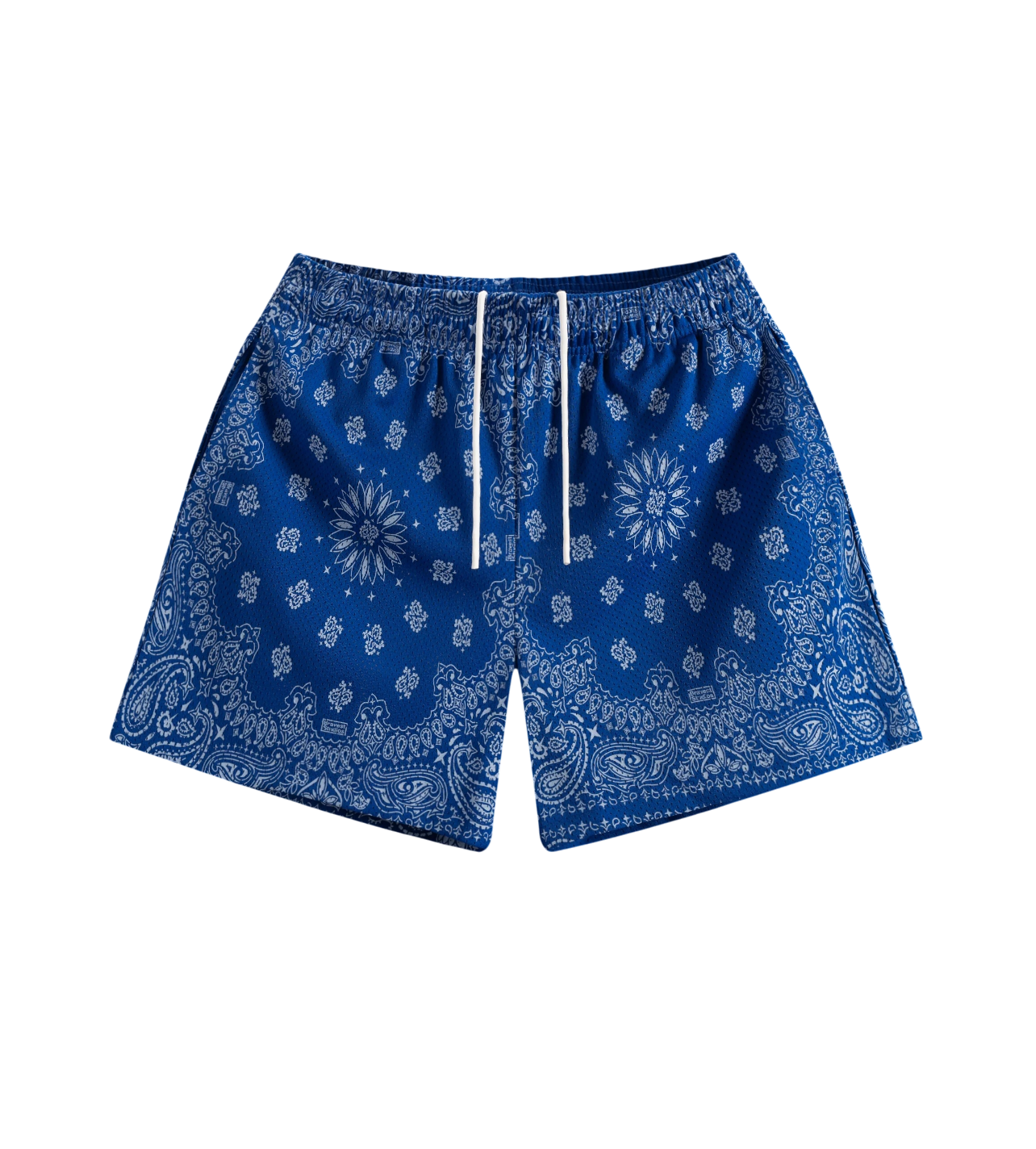 Bravest Paisley Shorts Blue