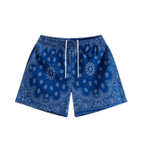 Bravest Paisley Shorts Blue