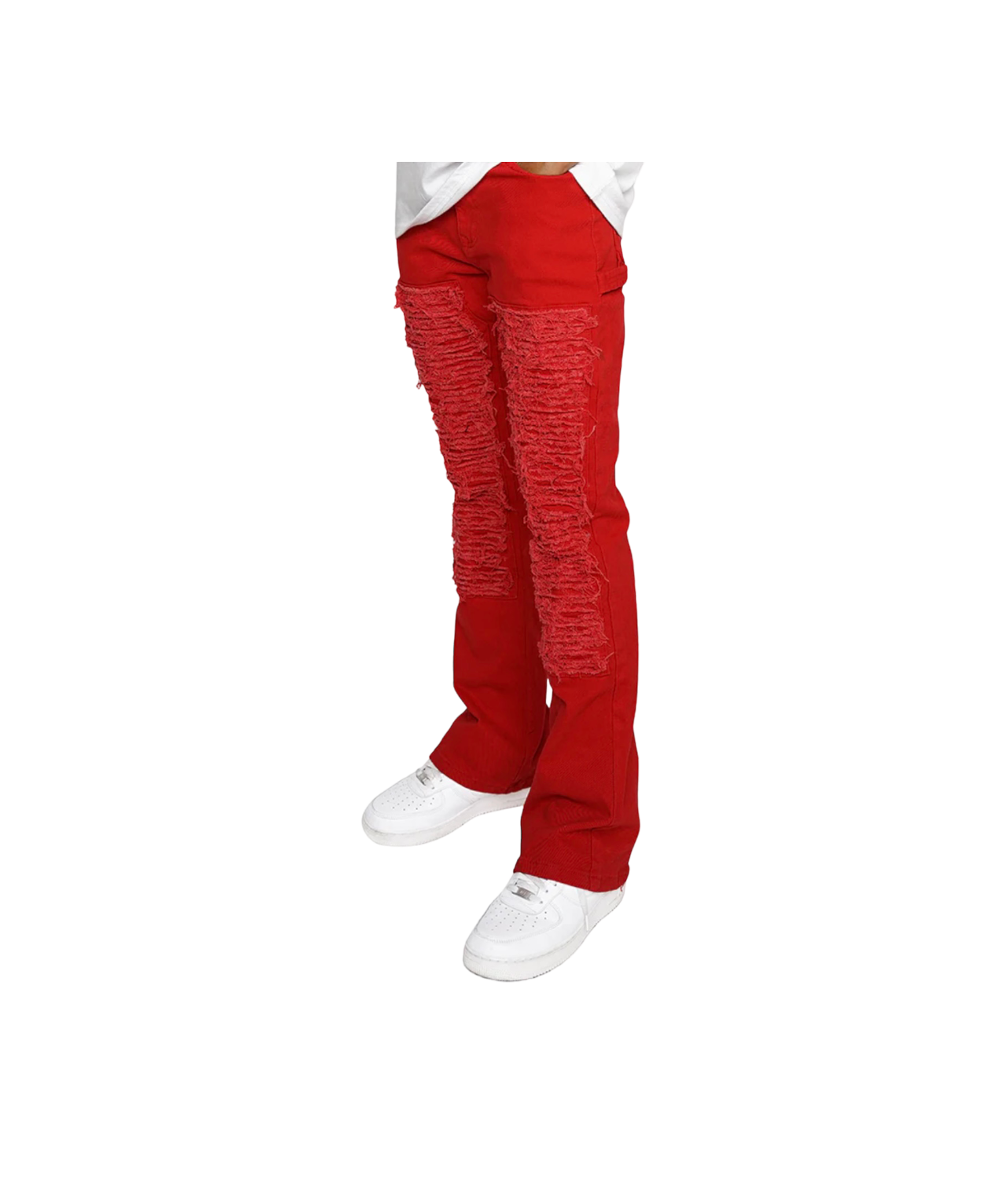 EPTM Red Stacked Denim Jeans