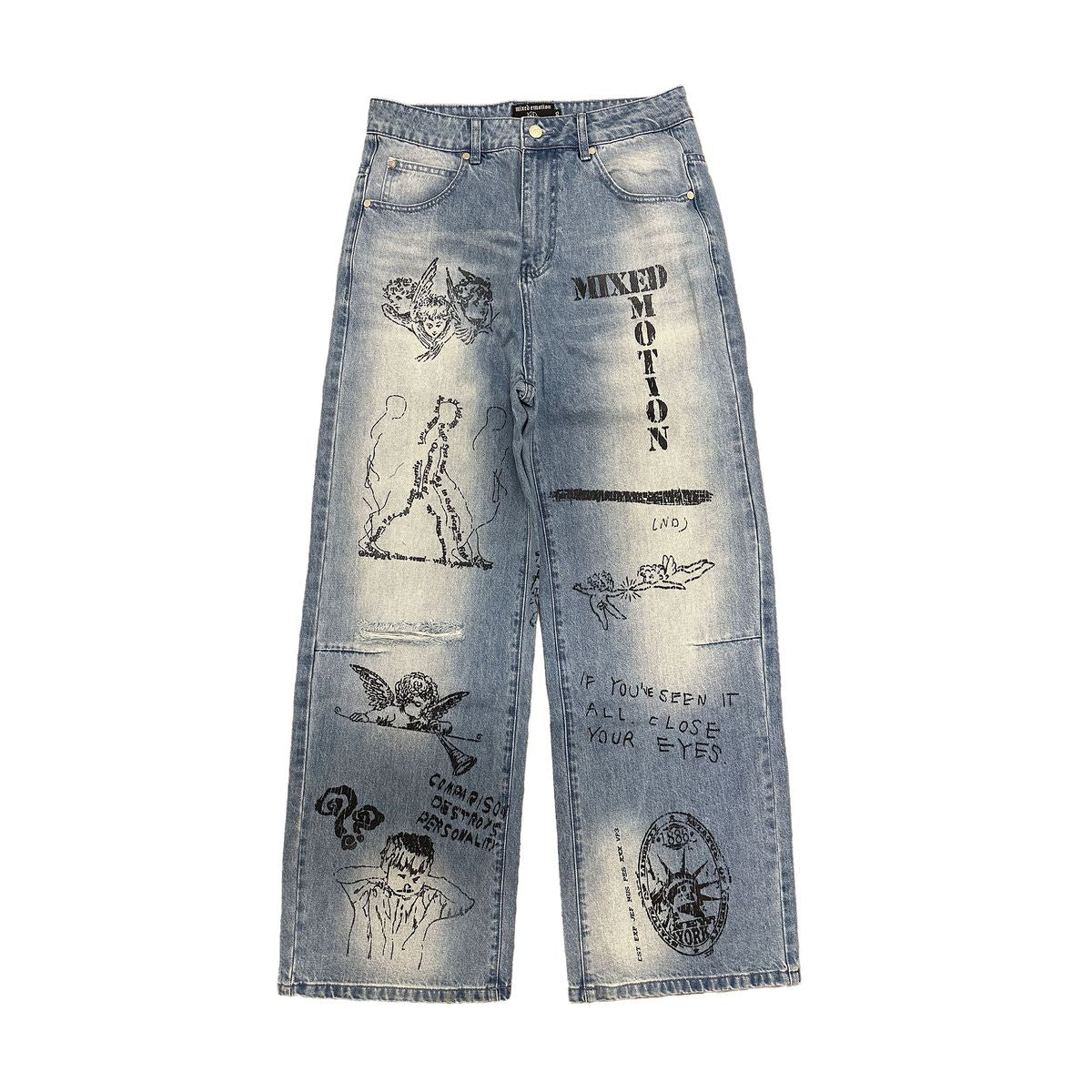 Mixed Emotions “Canvas” Denim Blue