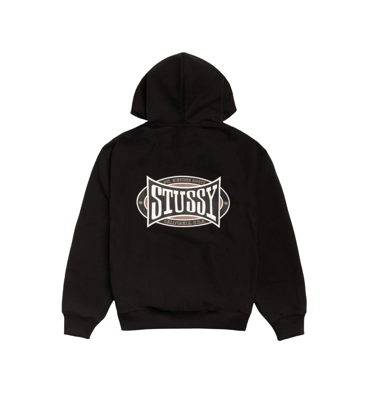 Stussy Black Zip Up