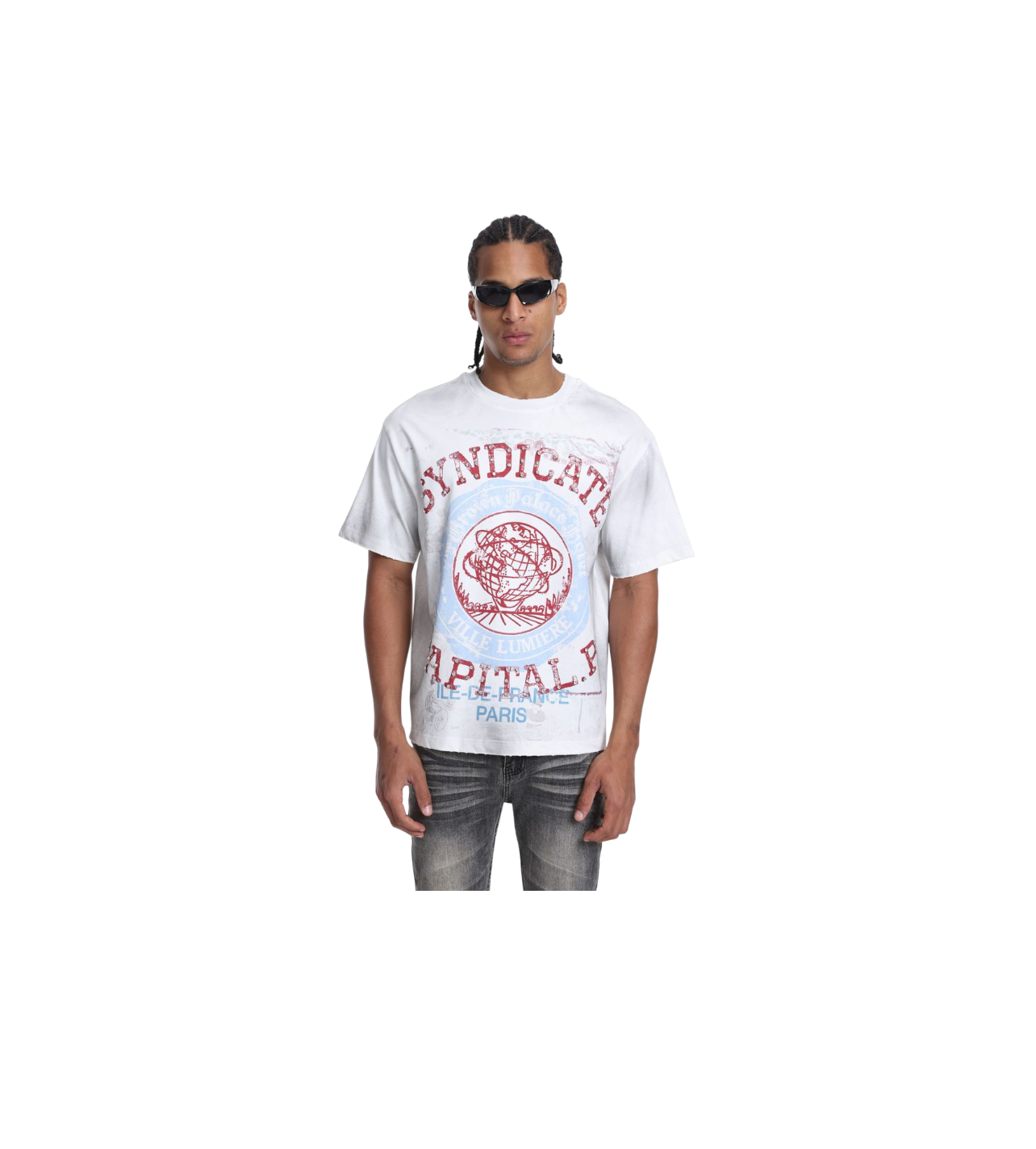 Syndicate Capital P Tee White
