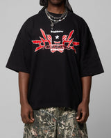 Loiter Human Race Star Tee Black