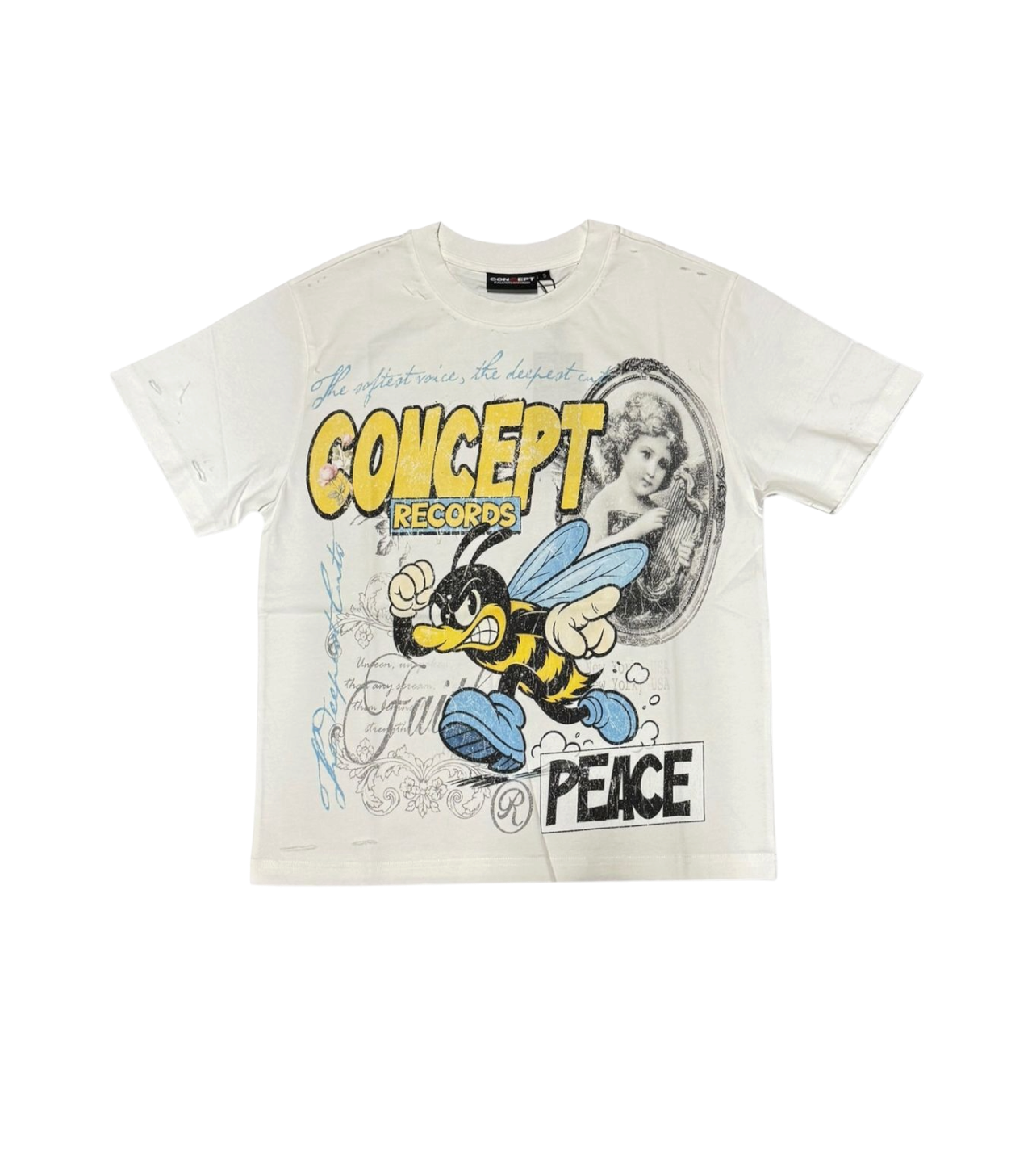 Concept “Records” Tee Yellow