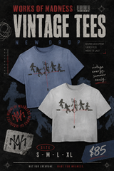 Madness “Crosshair” Vintage Tee Navy