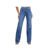 Vibrant Venessa Blue Straight Jeans