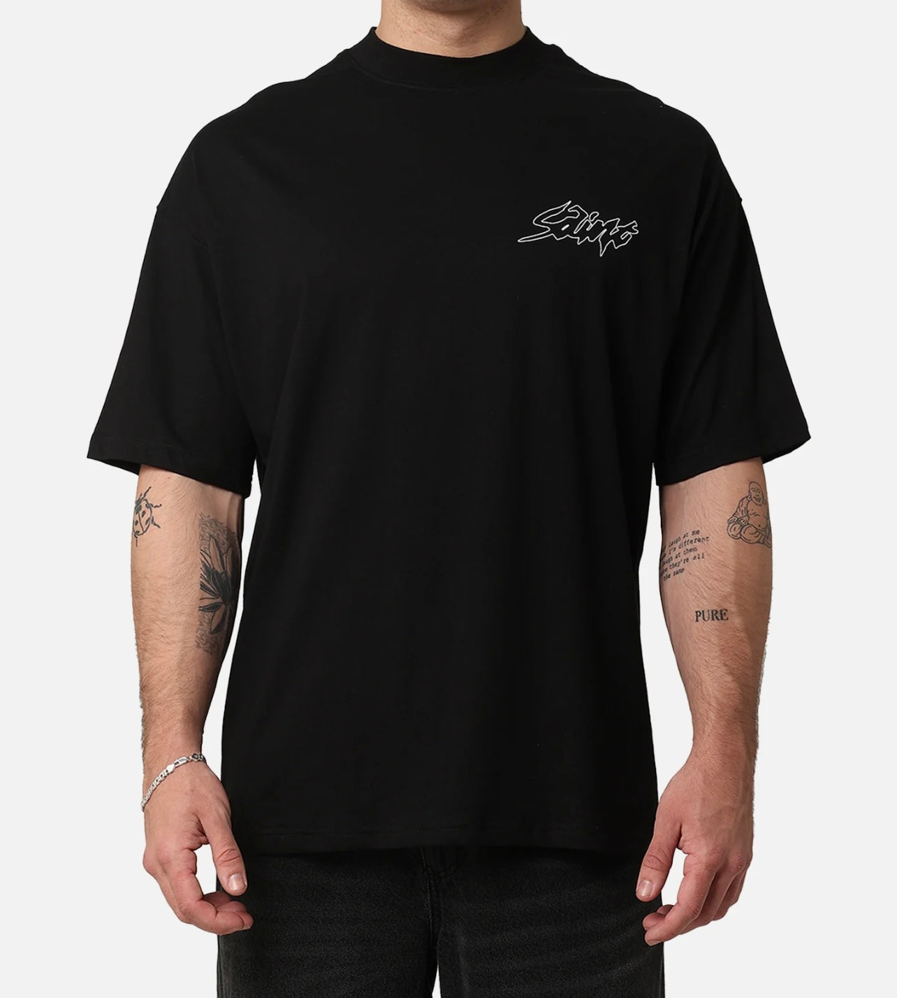 Saint Hands Black/White Tee