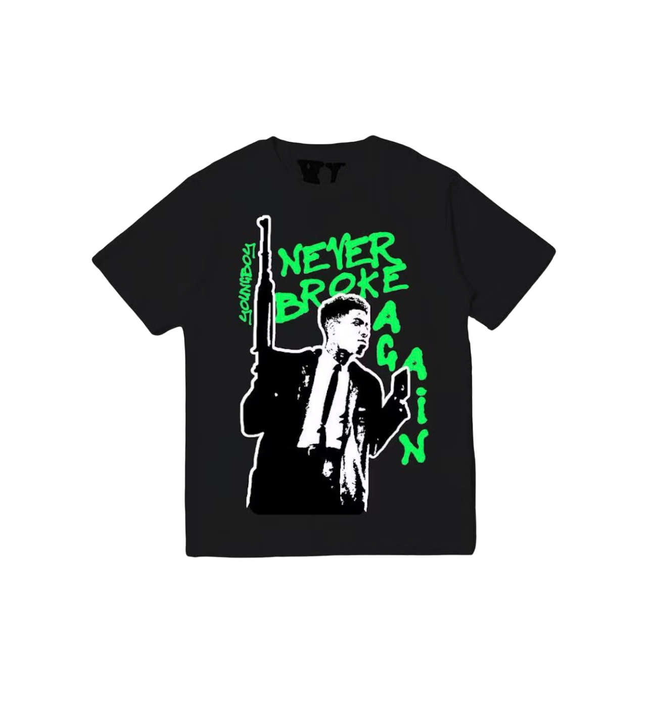 Vlone Youngboy Tee Black/Green