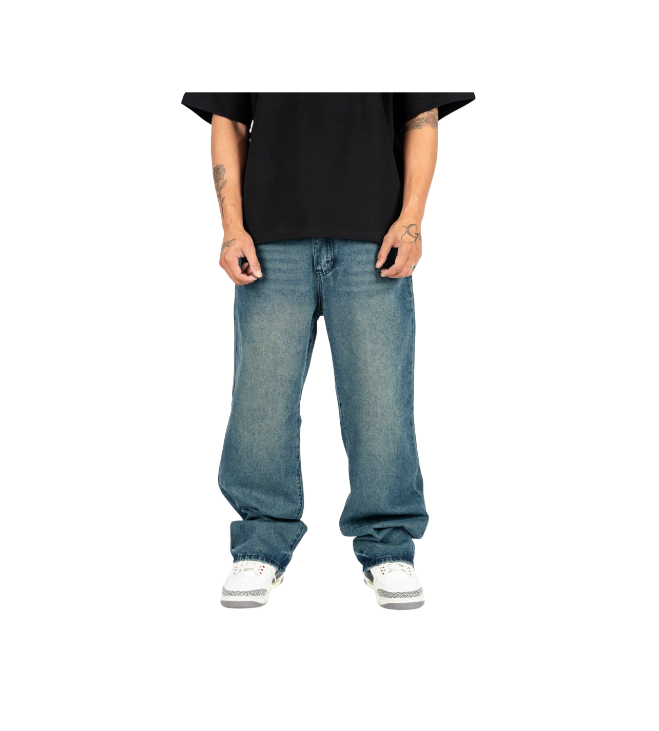 Baggy Y2K Fit Dark Wash Jeans