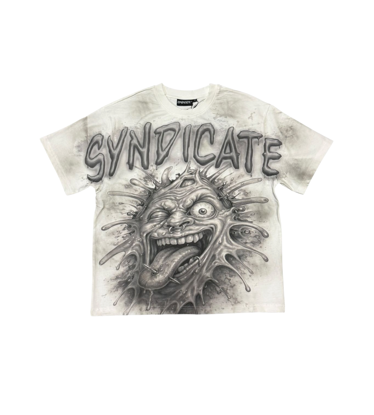 Syndicate Airbrush Sun Tee White