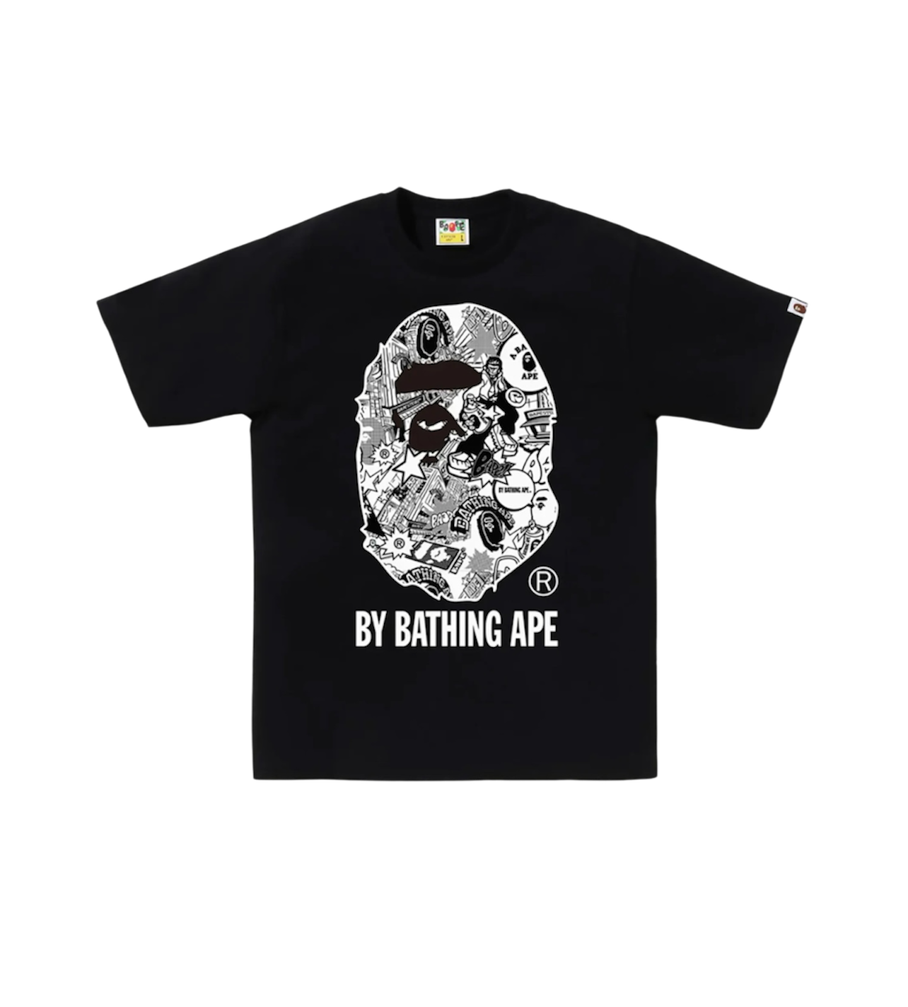 Bape Black Comic Tee