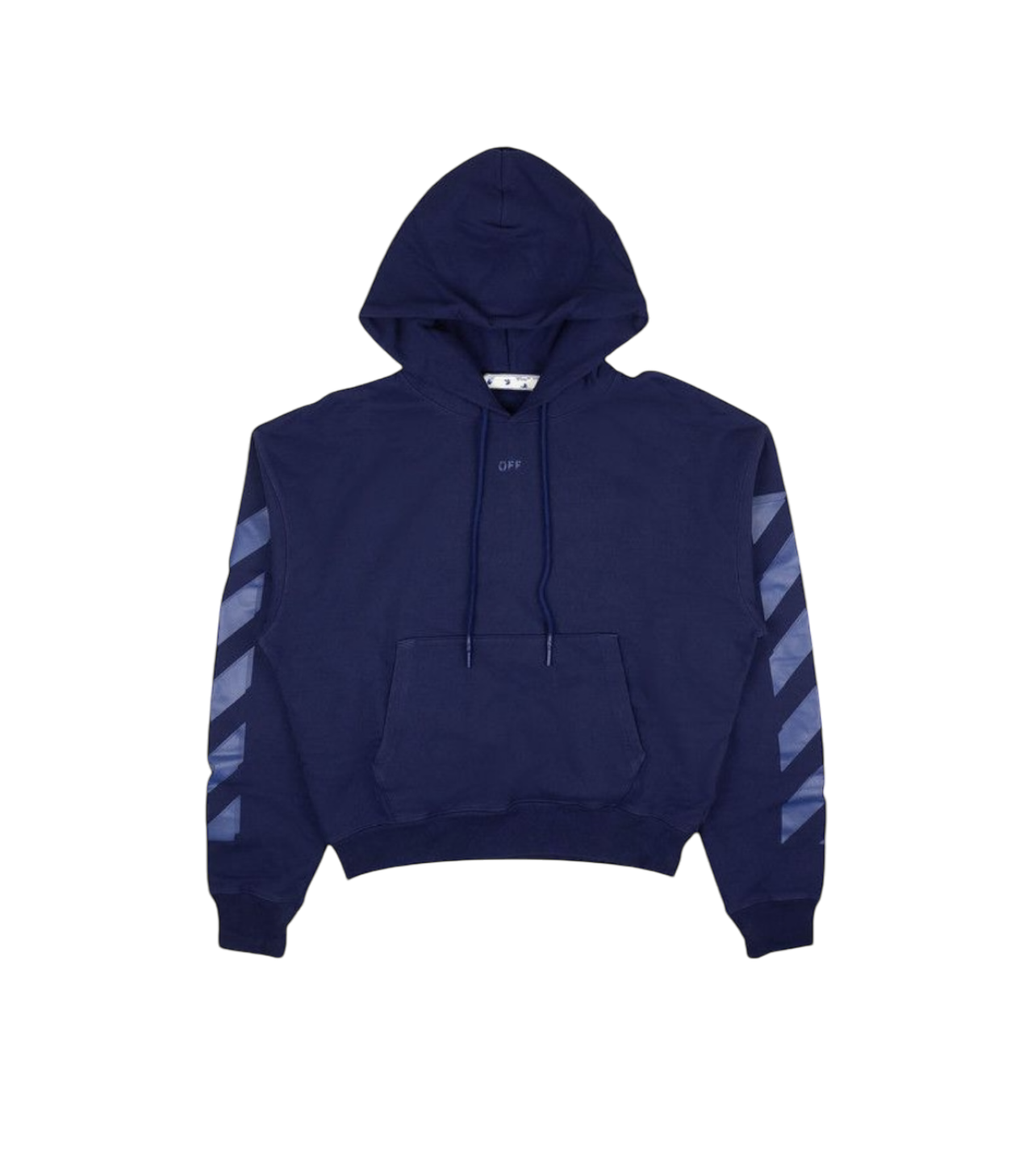 OW Diagnol Navy Hoodie