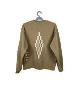 Purple Sweatshirt Tan