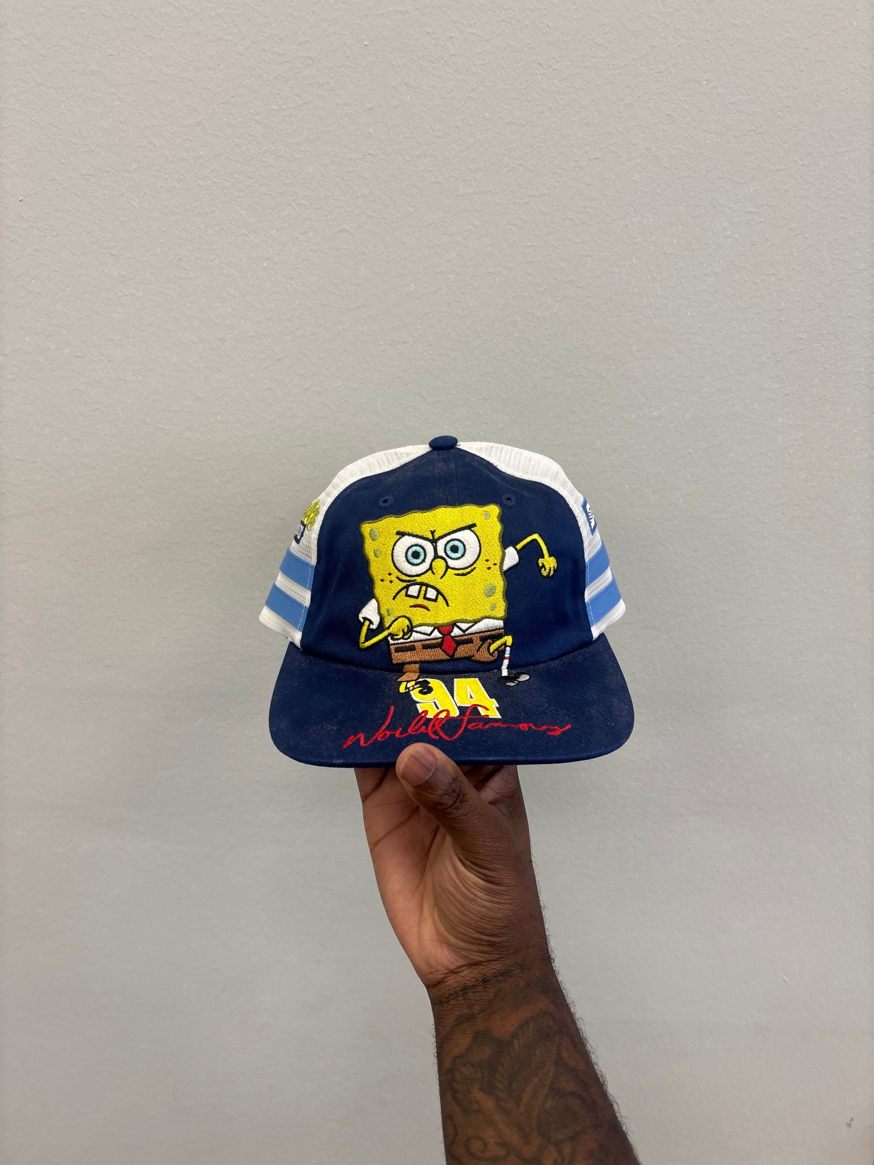 Supreme X SpongeBob 6 Panel Hat Navy