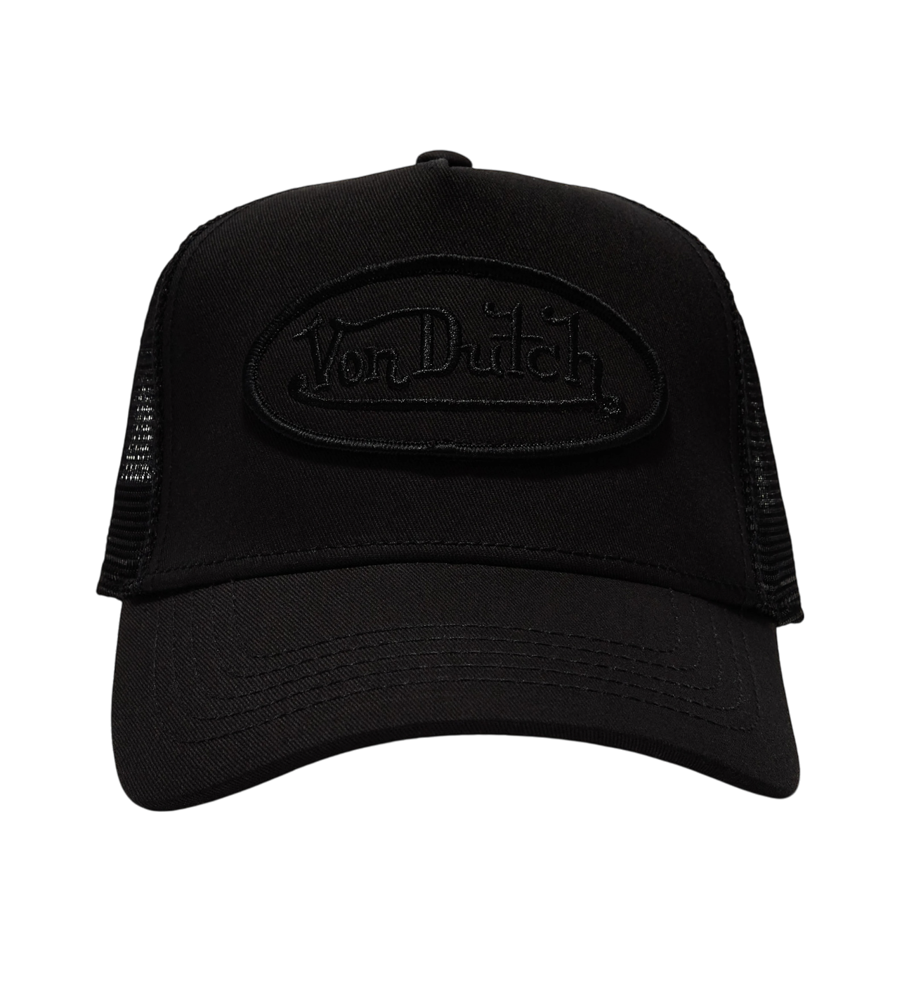 Von Dutch Hat Black On Black