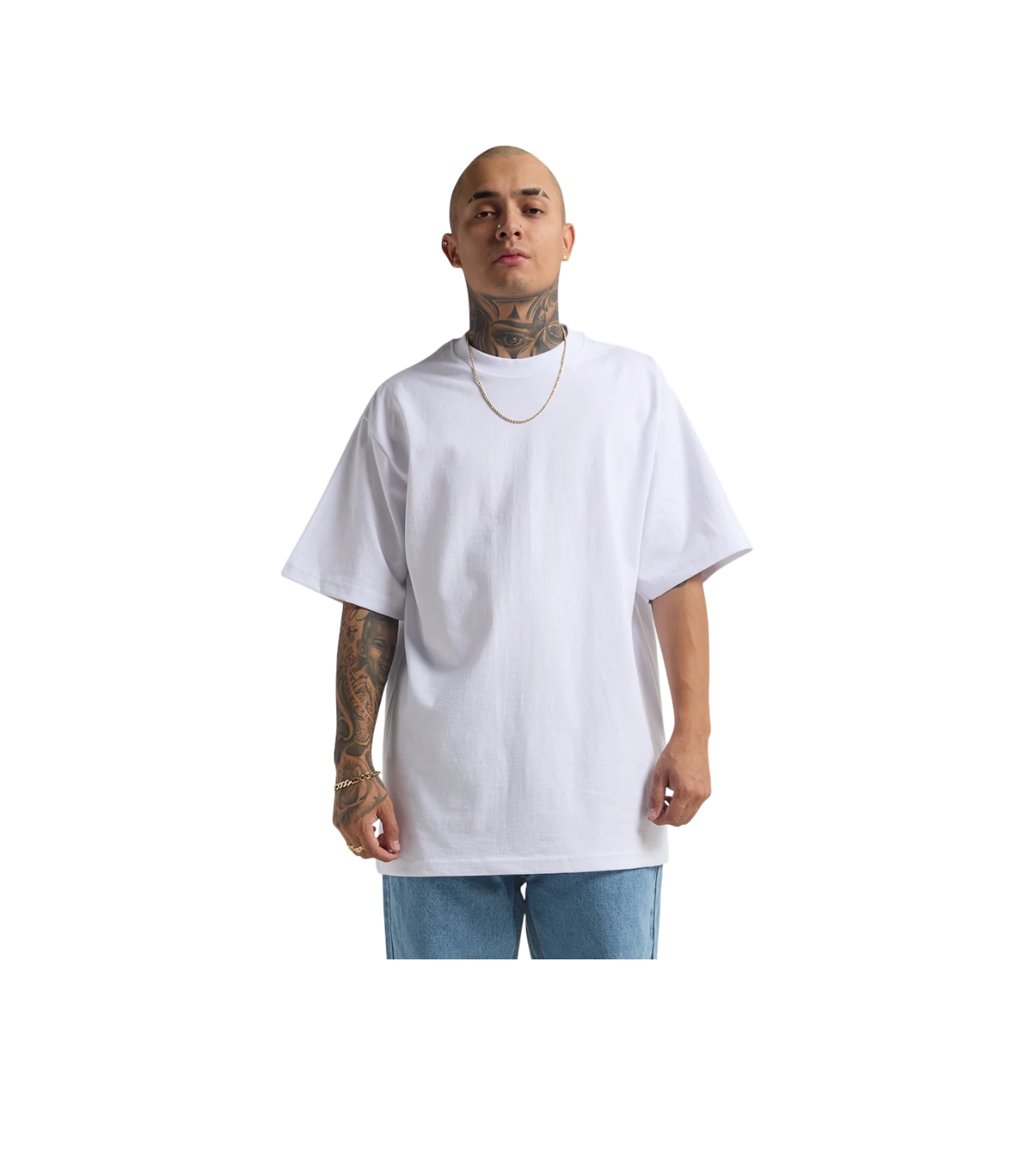 Shaka Heavyweight White Tee