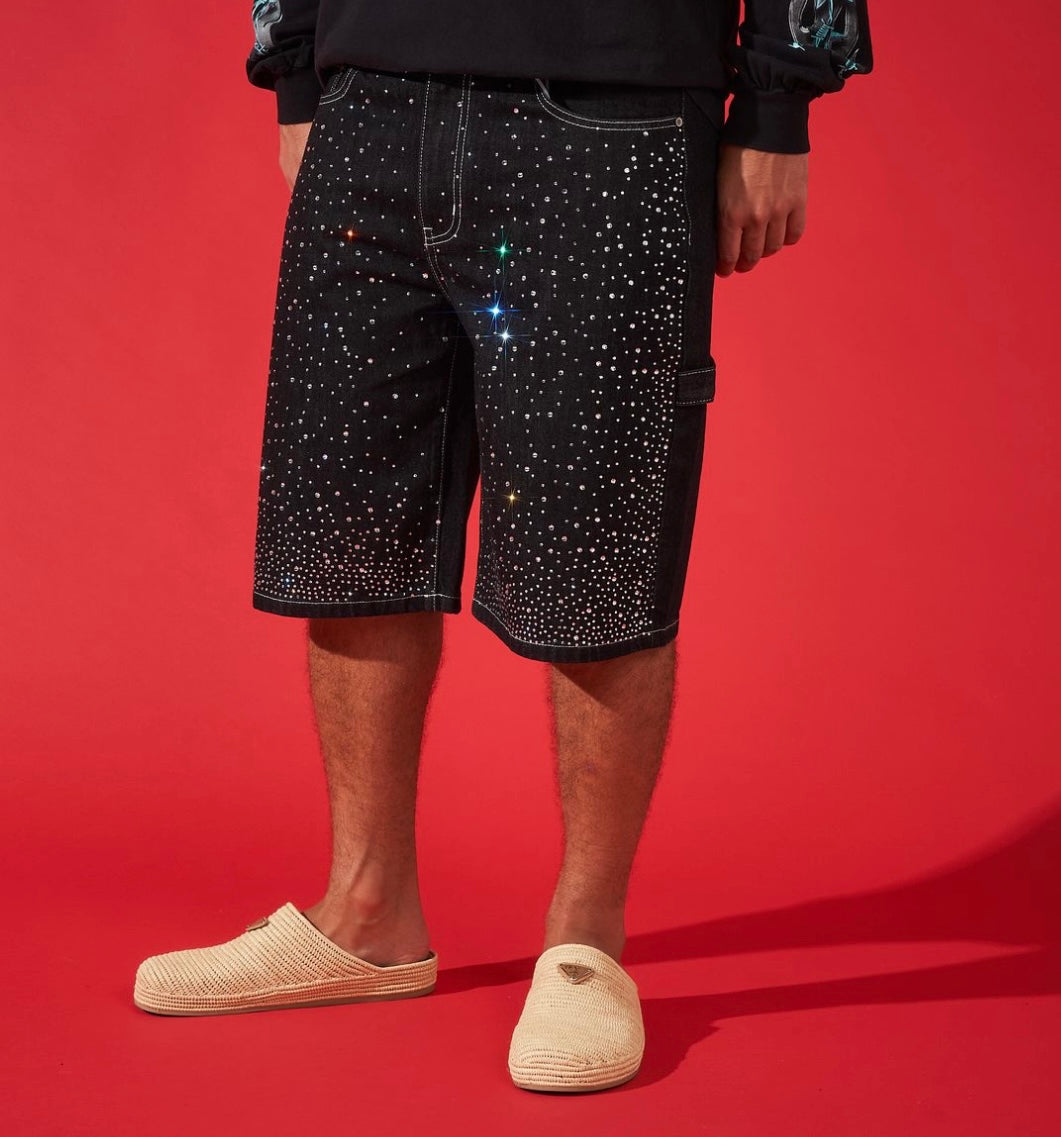 DUAA “Victorious” Denim Shorts