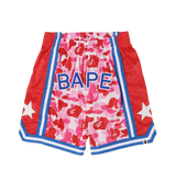 Bape ABC Basketball Short Pink (fits like large)