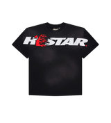 Hellstar Cartoon Logo Tee Black Pre-Owned Medium