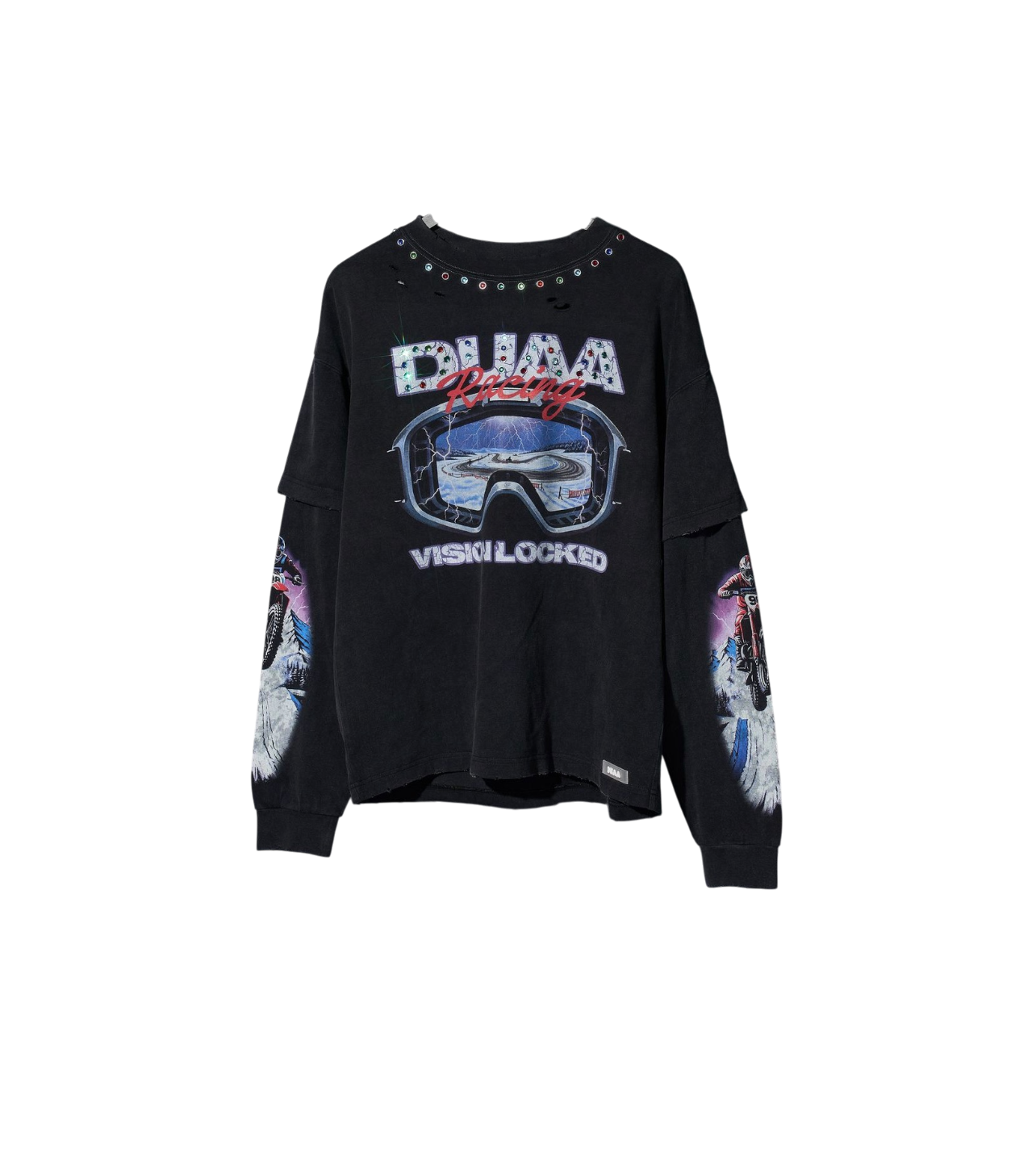 DUAA Motocross L/S Black