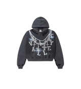 Vale Forever Big Chain Hoodie Black