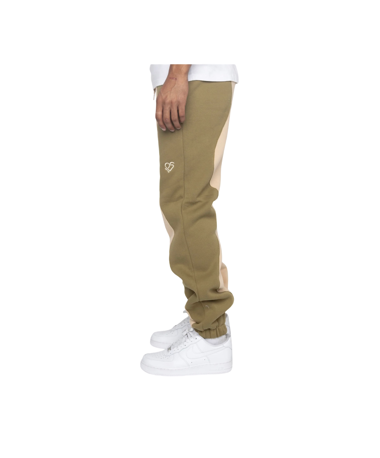 EPTM Split Sweatpants Green/Tan
